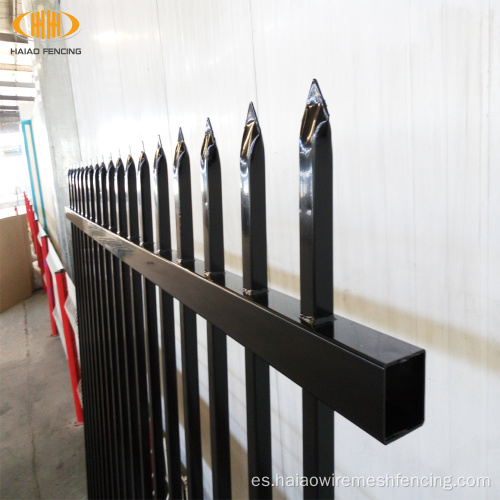 Garden Galvanized Powder Coated Iron Steel Fence